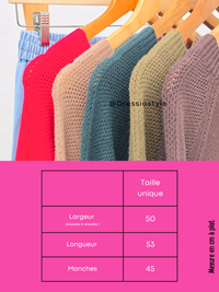 Pull manches courtes femme à détails ajourés – 5 coloris