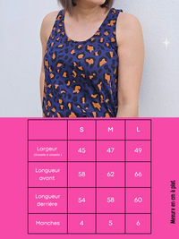 Débardeur léopard Love By MD – Kaki & Marine