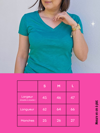 Tee-shirt vert émeraude – Love By MD
