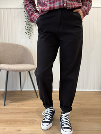 Jean barrel noir