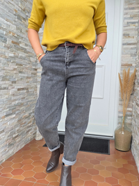 Jean gris femme