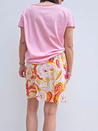 jupe paisley coloré été 