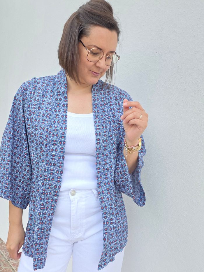 Kimono avec ceinture – Love by MD – 3 imprimés – taille unique