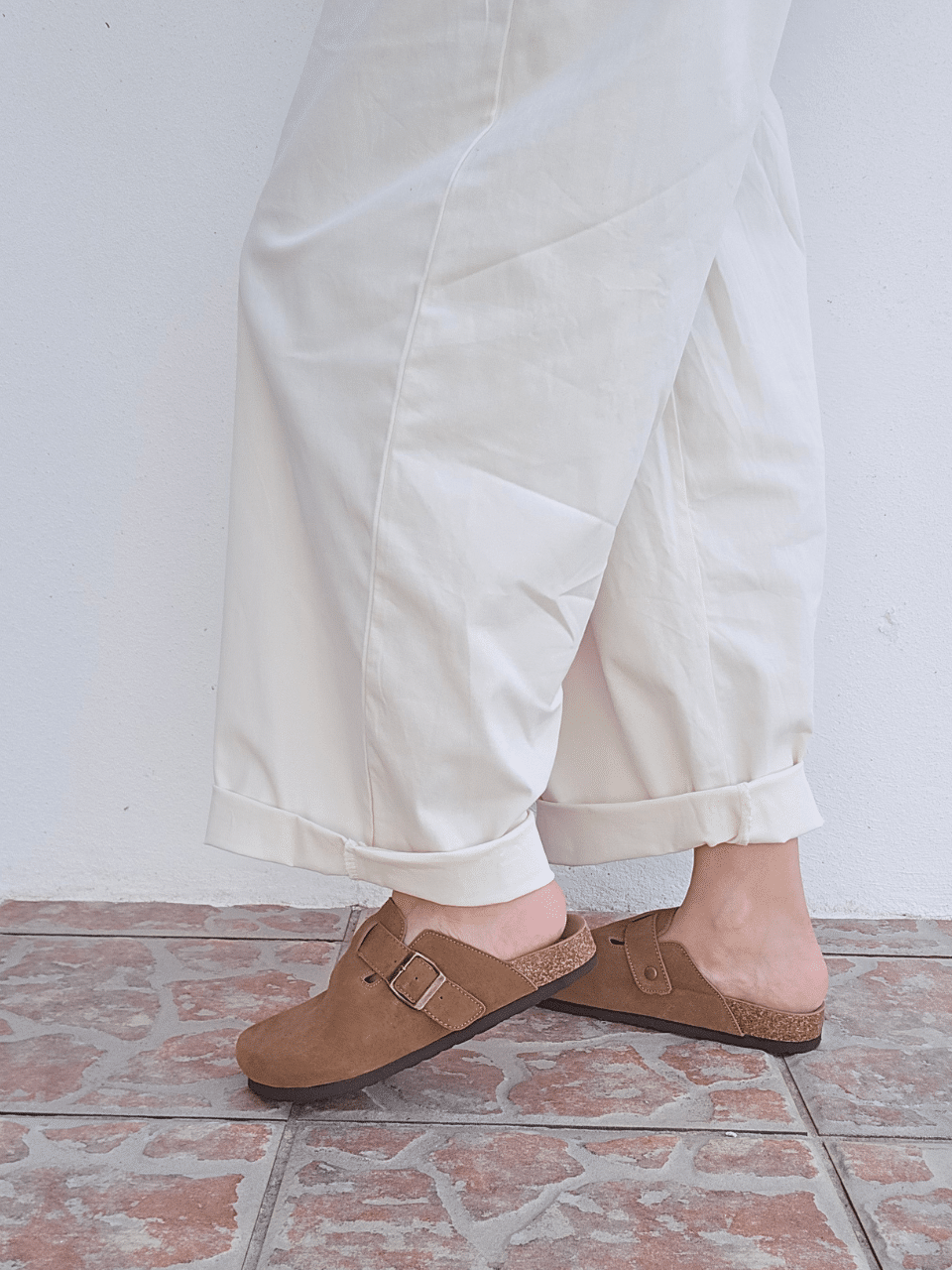 Sabots mules camel femme - confortables et tendance