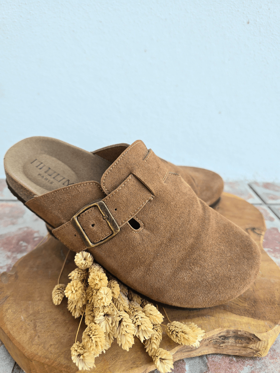 Sabots mules camel femme - confortables et tendance