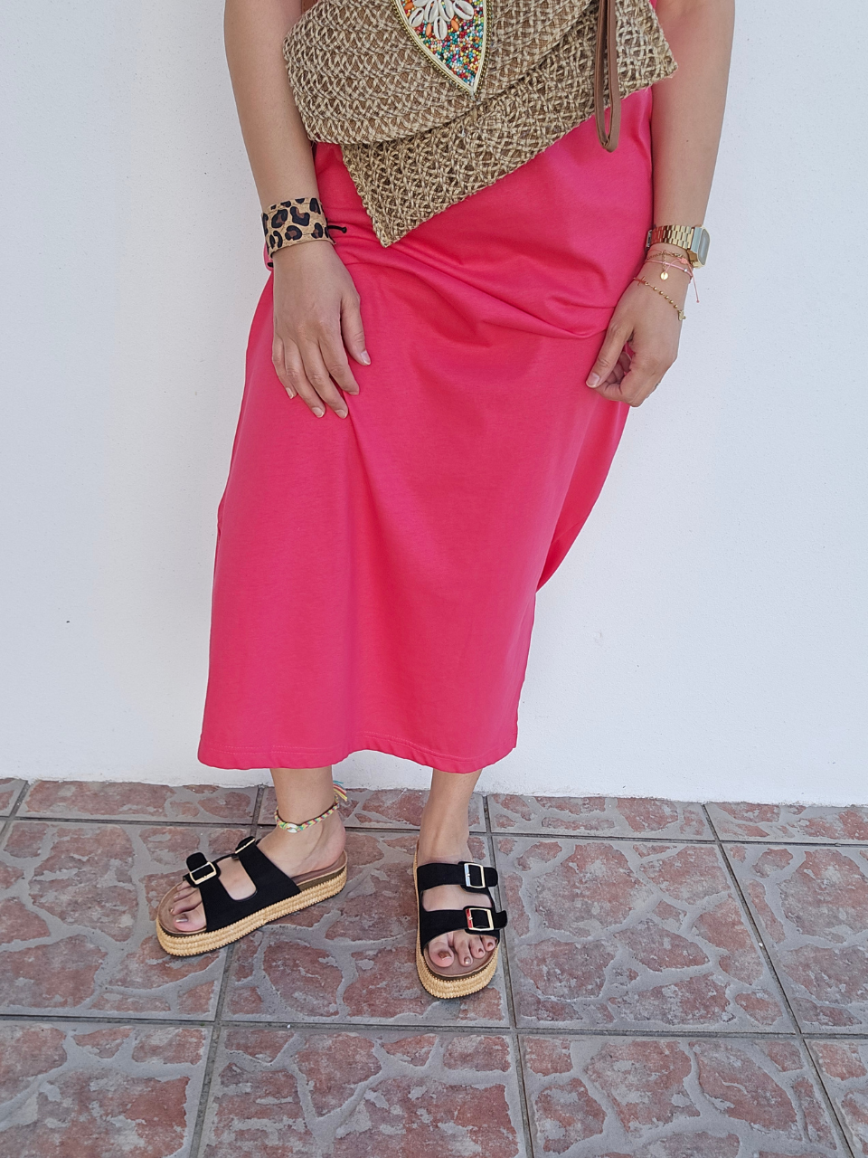 Nu pieds noir femme