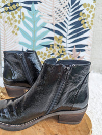Bottines en cuir vernis - Les Pympren'elles