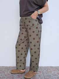 Barrel kaki pois marron