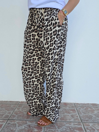 Pantalon été léopard 