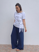 Look pantalon marine femme
