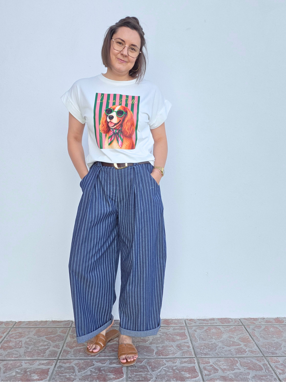 Look tendance barrel rayé 
