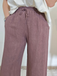 Pantalon en lin fluide & naturel - Plusieurs coloris