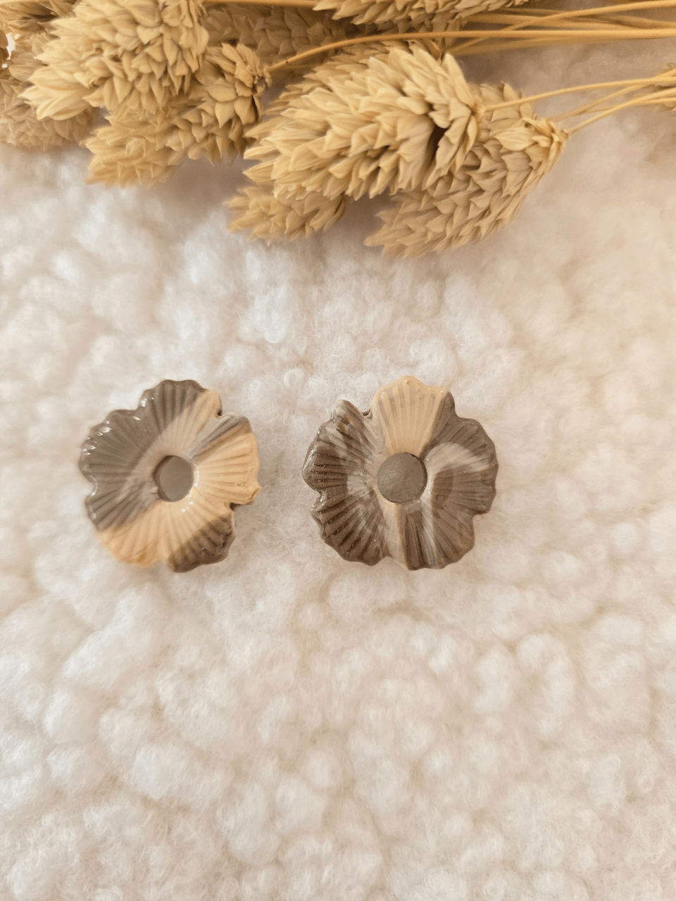 Pampilles pétale artisanales – Créoles Petit Trésor