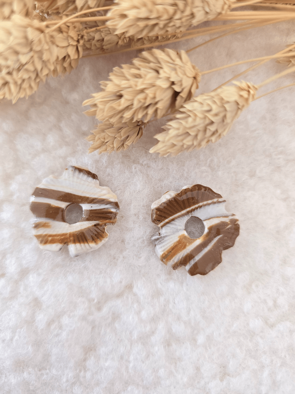 Pampilles pétale artisanales – Créoles Petit Trésor
