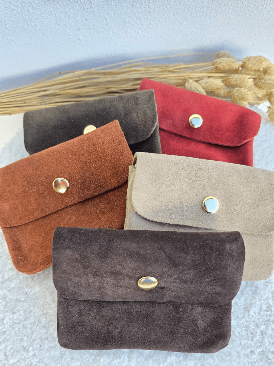 Petit porte-monnaie en cuir