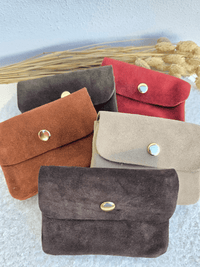 Petit porte-monnaie en cuir
