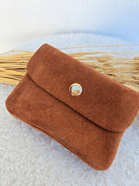 Petit porte-monnaie en cuir