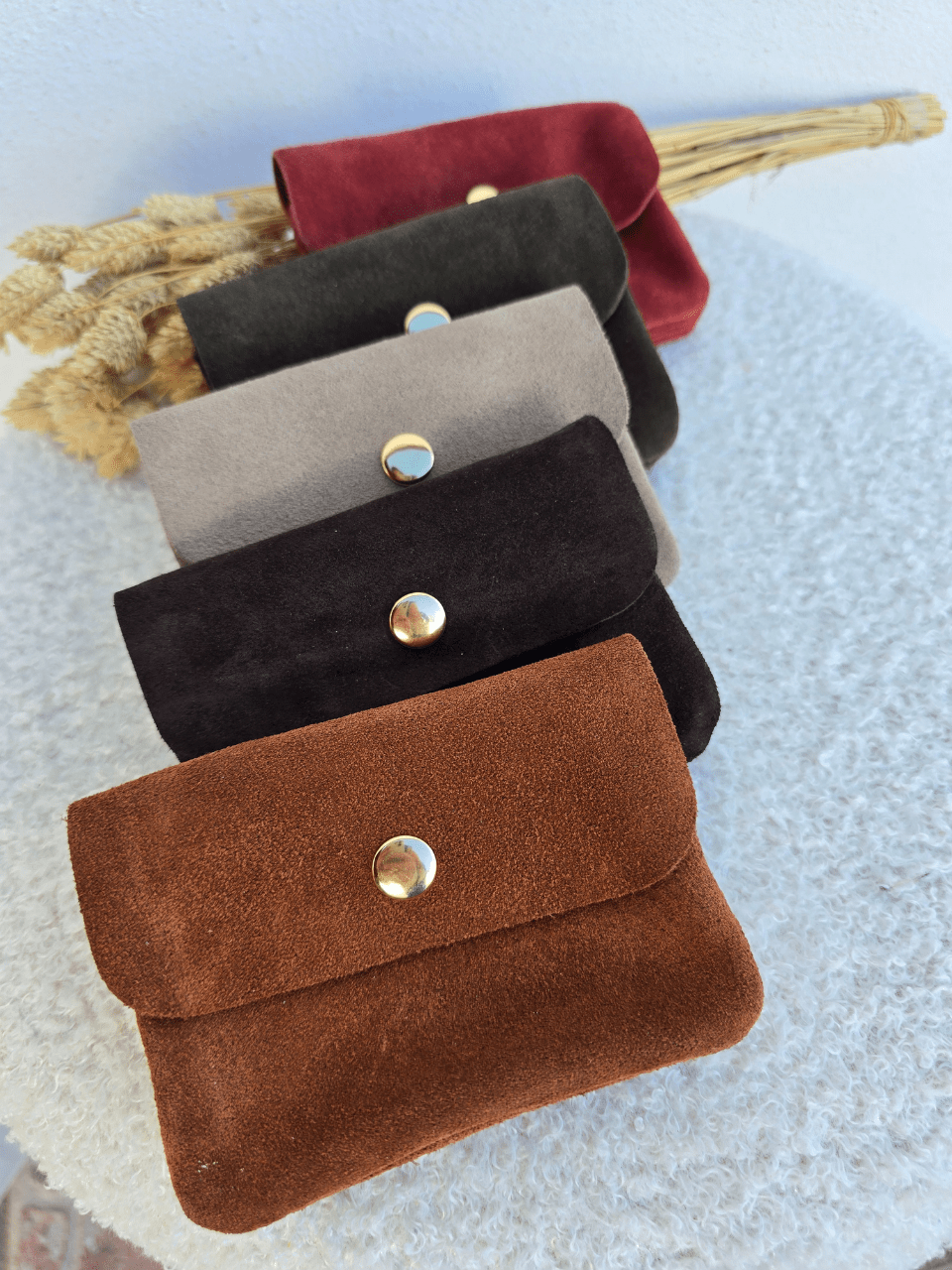 Petit porte-monnaie en cuir