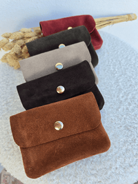 Petit porte-monnaie en cuir
