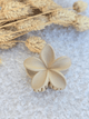 Petite barrette fleur cheveux – Finition mate