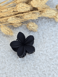 Petite barrette fleur cheveux – Finition mate