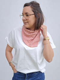 Petit foulard en gaze de coton – Mellinette