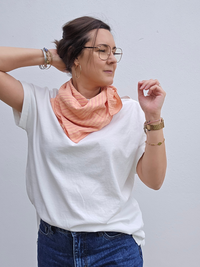 Petit foulard en gaze de coton – Mellinette