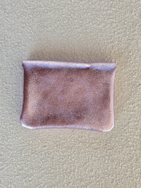 Petit porte-monnaie en cuir irisé