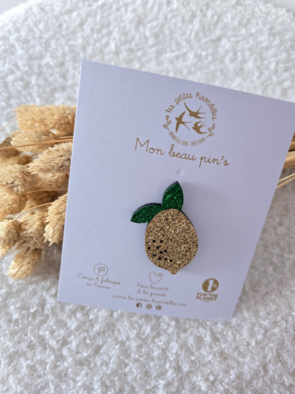 Pin’s fruités - Les Petites Hirondelles