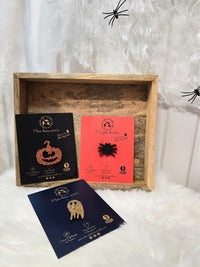 Pin's Halloween en feutrine pailletée – Fabrication française