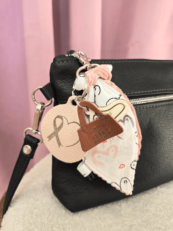 Bijou de sac & porte-clés édition Octobre Rose