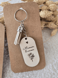 Porte-clés « Maman d’Amour » en bois
