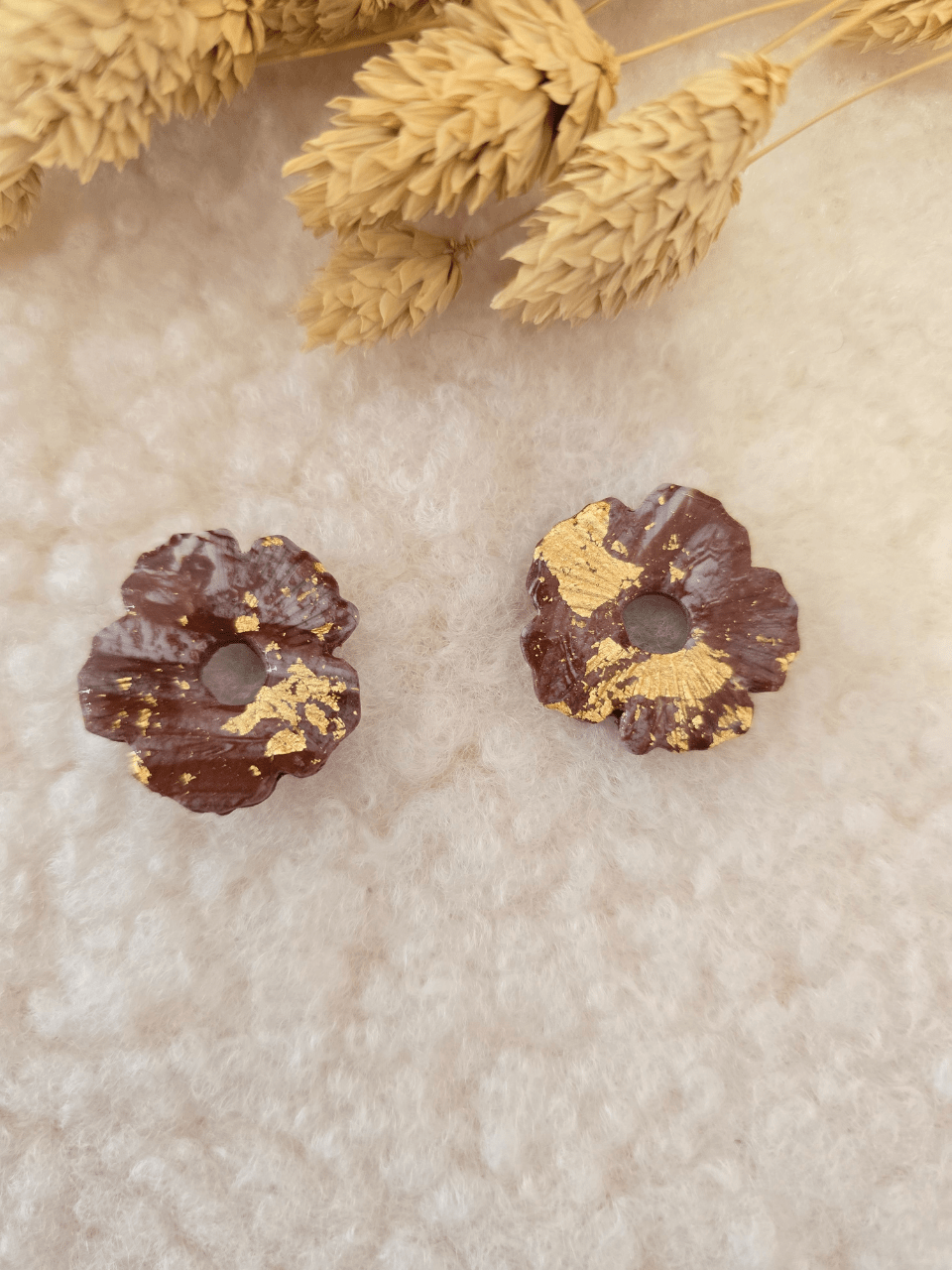 Pampilles pétale artisanales – Créoles Petit Trésor