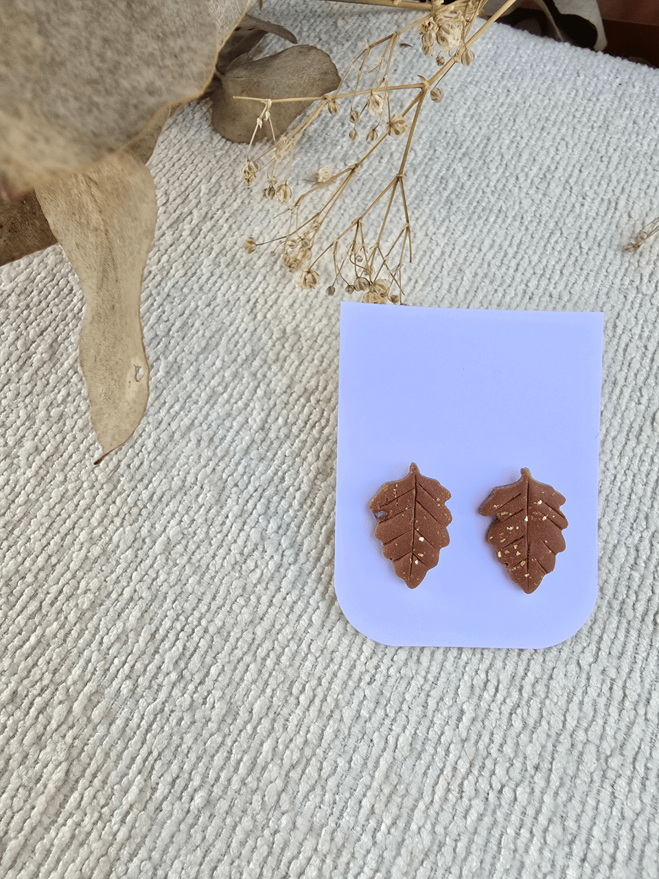 Puces d’oreilles automne – Noisette ou Feuille