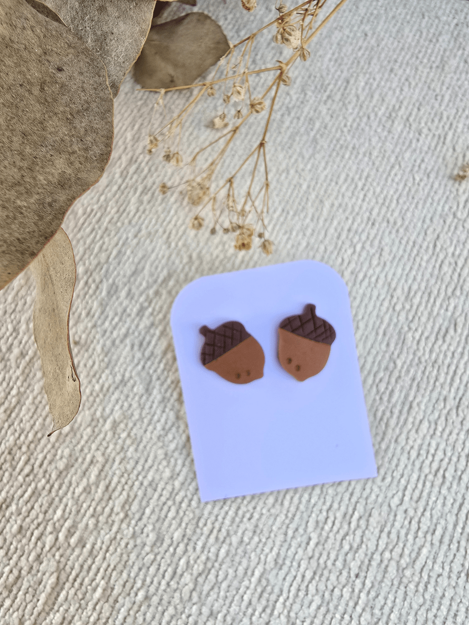 Puces d’oreilles automne – Noisette ou Feuille