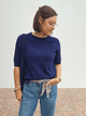 Pull femme manches courtes