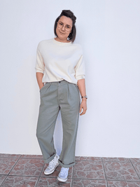 Pull femme manches courtes