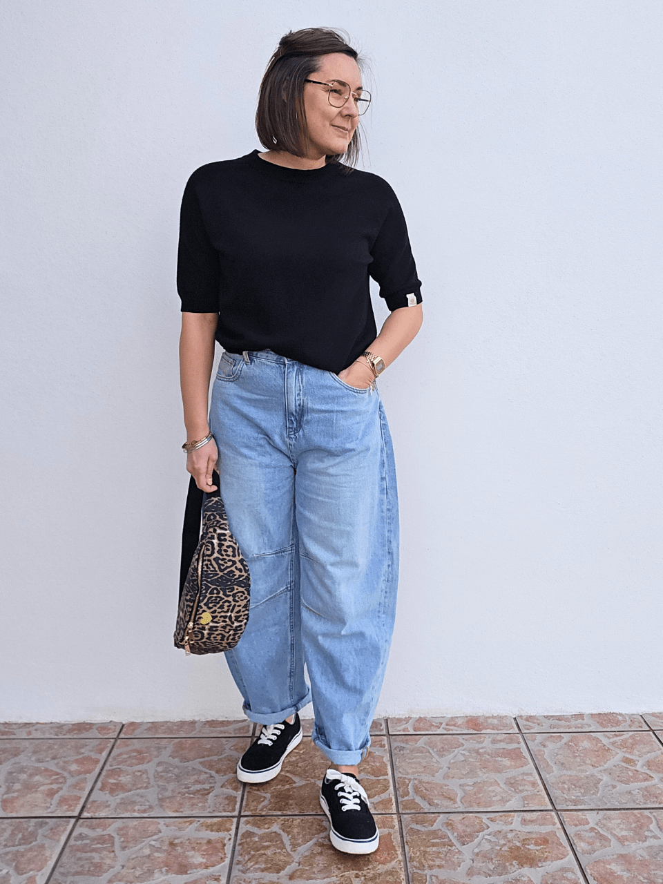 Pull femme manches courtes