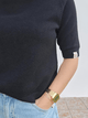 Pull femme manches courtes