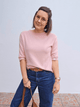Pull femme manches courtes