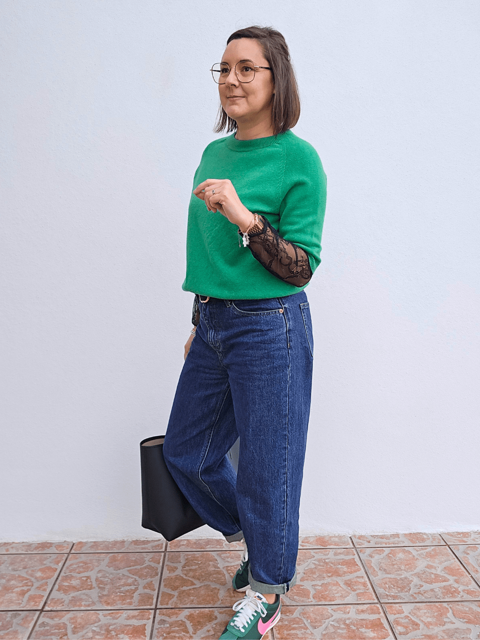 Pull femme manches courtes