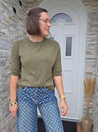 Pull kaki automne