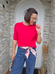 Pull rouge femme