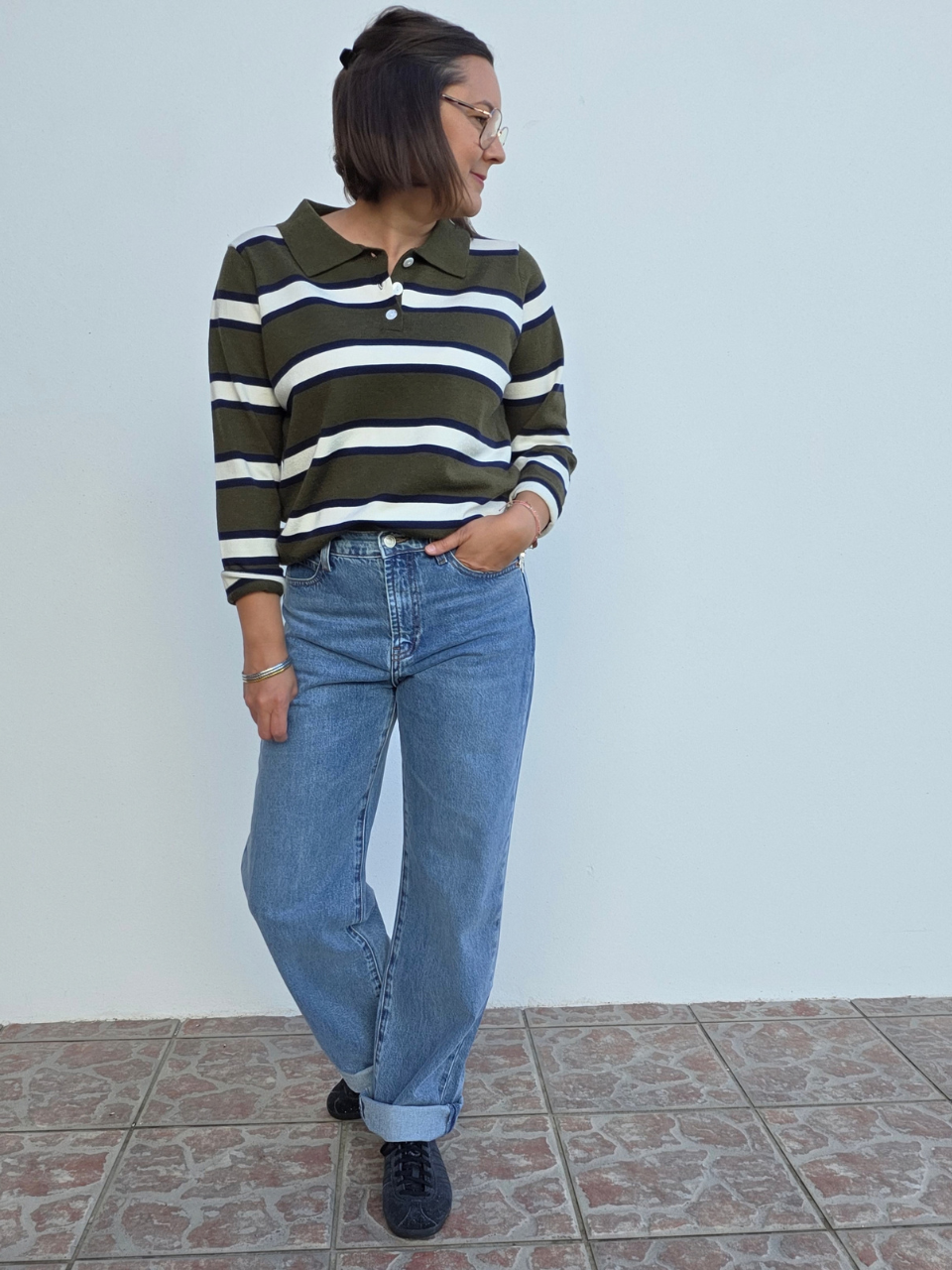 Look polo femme casual