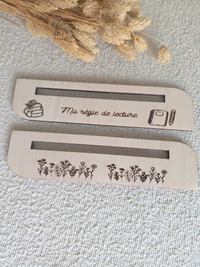 Règle de lecture en bois pour enfant – Petit Trésor