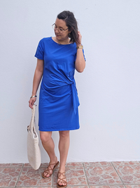 Robe courte nœud sur le côté – Inspiration Sézane - Plusieurs coloris