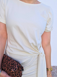 Robe courte nœud sur le côté – Inspiration Sézane - Plusieurs coloris