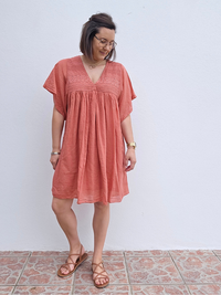 Robe femme voile de coton tendance 2026