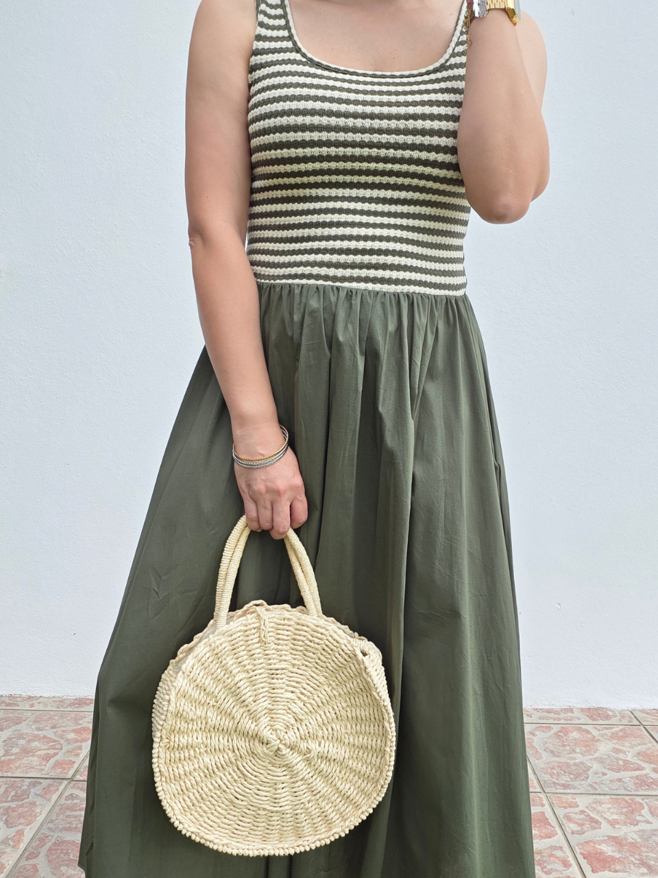 robe kaki été 