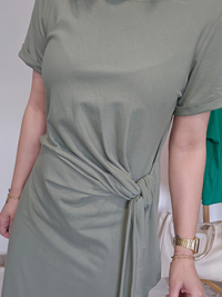 Robe longue nœud sur le côté – Inspiration Sézane